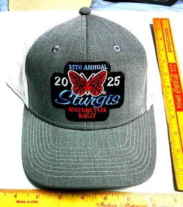 2025 Sturgis Mütze "85th" Motorrad Rallye Sammlerstück Biker Kleidung Souvenir Cap - Bild 1 von 1