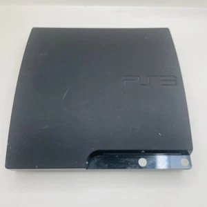Sony PlayStation 3 Slim PS3 120 GB CECH-2001A nera solo console - PER RICAMBI - Foto 1 di 9