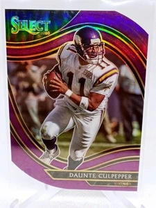 Daunte Culpepper 2020 Select Purple Prizm Die-Cut #342 Vikings Field Level - Foto 1 di 1