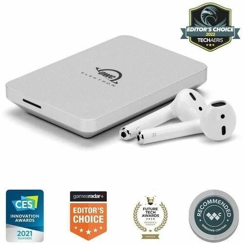 NEW OWC OWCENVPK02 2TB Envoy Pro Elektron USB-C 10Gb/s Portable NVMe SSD - Over - Image 1 of 1