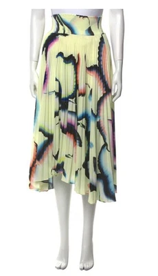 A.L.C. Sonali абстрактный галстук краситель печать плиссированные Midi юбка размер 6.  - Изображение 1 из 4