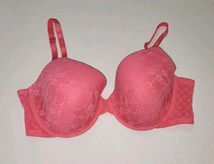 Reggiseno Victoria Secret foderato perfetto copricostume 36DD rosa pizzo ferretto convertibile - Foto 1 di 9