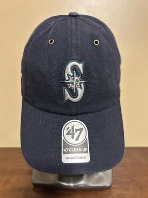 Sombrero de limpieza Seattle Mariners Carhartt x '47 tela de pato azul marino OSFM NUEVA MUESTRA Foto 1 de 4