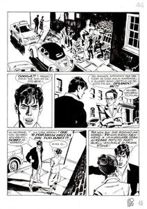 ANGELO STANO - Tavola originale Dylan Dog n.217 "Il grande sonno" p.48 - Picture 1 of 1