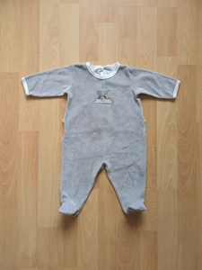 Petit Bateau Jungen Baby Body Strampler grau Größe 62 3m/60cm - Bild 1 von 5