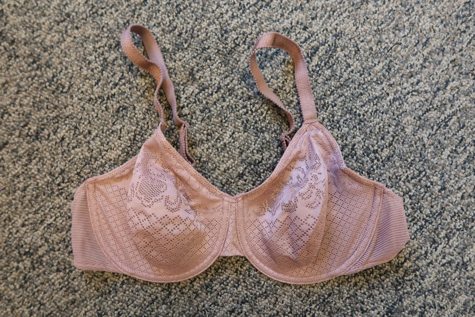 New Wacoal Visual Effects Minimizer Bra - Size 36C - Brown - # 857210 - Image 1 of 4