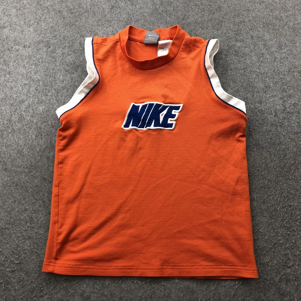 Camiseta deportiva vintage Nike para mujer grande sin mangas de malla camiseta de baloncesto Foto 1 de 4