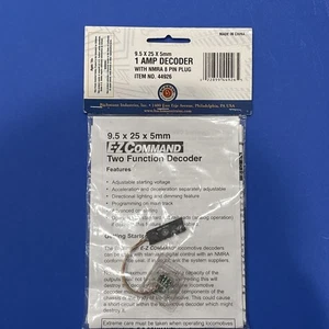 Bachmann 44926 E-Z Command 1-Amp DCC Decoder - NMRA 8-Pin Plug - Picture 1 of 5