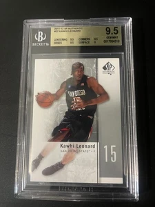 2011-12 SP Authentic Kawhi Leonard #27 BGS 9.5 Rookie!!!! - Picture 1 of 2