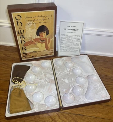 Vintage 1962 3M Bookshelf Games Oh Wah Ree Complete - Image 1 of 4