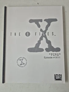 X-Files Script "Fire" Episode #1X11 1993 Official Authorised Shooting Script - Picture 1 of 5