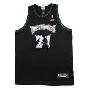 Camiseta deportiva vintage Minnesota Timberwolves Kevin Garnett Reebok Swingman talla 2XL NBA - Imagen 1 de 5