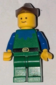 Lego Forestman Minifigur Castle Forestmen cas134 blaues Shirt brauner Hut Minifiguren - Bild 1 von 2