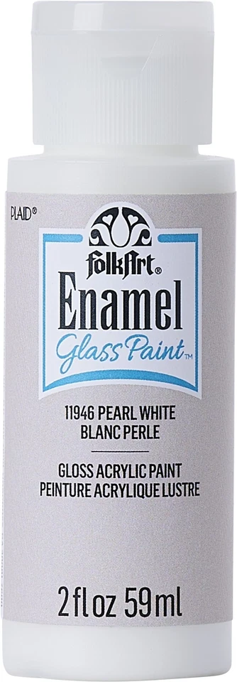 FolkArt Enamel Paint 2oz-Pearl White - Image 1 of 1