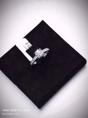 ANELLO SOLITARIO CON DIAMANTE CERTIFICATO IGI CT. 1,09 - Imagen 1 de 4