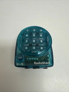 Vintage Radio Shack Small Headset Telephone Microphone Landline Aqua - Picture 1 of 4