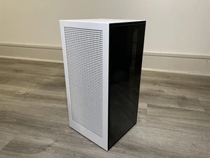 USED - NZXT H1 V1 Tempered Glass Mini-ITX Case-MISSING AIO-White - Picture 1 of 13