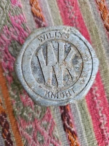 1920s Brass Era Willys Knight Threaded Center Grease Wheel Hub Cap - Picture 1 of 8