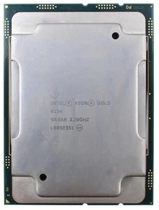 Processeur Intel Xeon Gold 6134 // 8x 3.20 GHz, LGA3647, SR3AR - Photo 1/5