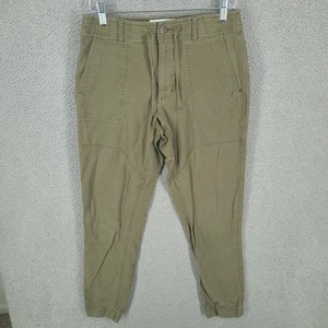 Rei Trailsmith Joggers Mens 30 X 30 Olive Green Pants Drawstring Hiking Cotton - Picture 1 of 13