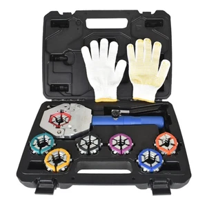 A/C Set IG-71500 For Air Conditioning Repaire Ac Hose Crimper Hydraulic Clamp - Picture 1 of 12
