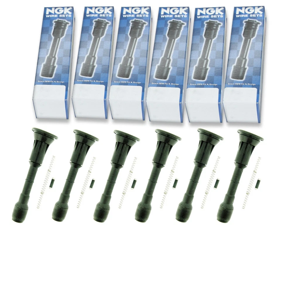 Botas de bobina de encendido NGK de 6 piezas para Nissan Altima 2007-2018 3,5 L V6 giro directo Foto 1 de 4