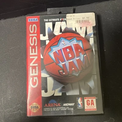 NBA Jam (Sega Genesis, 1994) CIB With Manual - Image 1 of 4