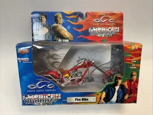 2004 Orange County Choppers Joy Ride FIRE BIKE 1:18 American Chopper - Picture 1 of 3