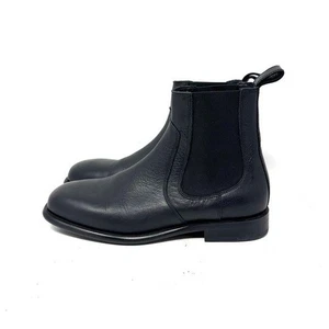 Botas Chelsea Zara de cuero negras para mujer talla 8/39 - Imagen 1 de 7