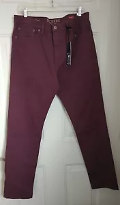 DOCKERS ALPHA KAKI SUPREME FLEX PANTALONI SLIM FIT, TAGLIA 34X32 - Foto 1 di 6