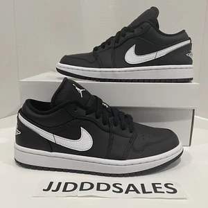 Nike Air Jordan 1 Low Black White AO9944-001 Women’s Size 7 NIB - Picture 1 of 12