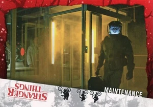 Tarjeta base paralela roja de Stranger Things al revés, mantenimiento (45) #49/50 - Imagen 1 de 2
