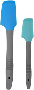 Kitchen Premium Silicone Curved Spatula Scrapers for Baking, Frosting, Mixing, C - Picture 1 of 5