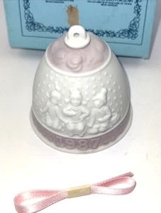 Christmas Ornament Bell Lladro 1987 Made in Spain New in Box - Picture 1 of 5