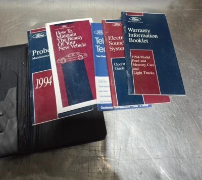 94 FORD PROBE GT MANUAL PROPIETARIO DE FÁBRICA FOLLETO BOLSA GARANTÍA LIBROS DISTRIBUIDOR Foto 1 de 4