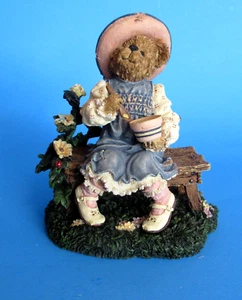 Boyds Bears & Friends "Lil Miss Muffet What's in the Bowl" Figurine Original Box - Picture 1 of 17
