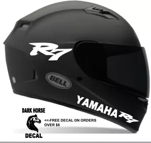 Helmet decals Yamaha R7 Motorcycle helmet decals, Sticker - Bild 1 von 22