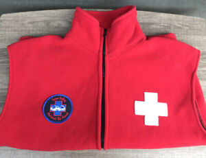 Snow Valley National Ski Patrol Vest Great Bear Designs Auxiliary Fleece Winter