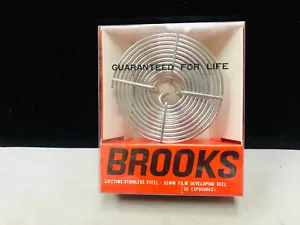 Carrete de desarrollo de película Brooks 35 mm 36 exposiciones acero inoxidable NOS - Imagen 1 de 3