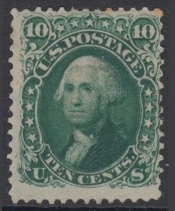 ~1861, Sc #68 - MH - TRACE OF OG - Picture 1 of 2