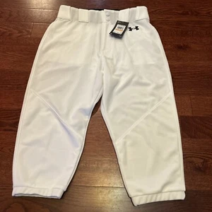 Neu Under Armour Utility Baseball Schlüpfer Hose weiß lockere Passform Herren Small " - Bild 1 von 8