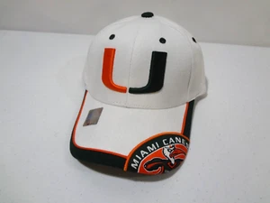 VTG NCAA Miami Hurricanes LOGO Strapback Hat Captivating Headgear NEW NWOT - Picture 1 of 4