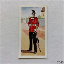 Morning Foods Card British Uniforms 1954 #25 Northamptonshire Regiment (CC63)