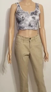 No Boundaries super-süßes Tie-Dye Muster Multicolor Design Tank Crop Top(s) - Bild 1 von 31