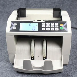 Digitaler Geldzähler EURO US DOLLAR Schein Bargeldzählmaschine 110V/220V - Bild 1 von 9