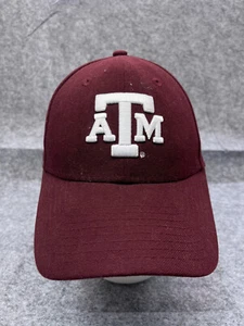 Texas A&M Aggies New Era Hat Cap Strap Back Adult One Size Burgundy Poly NCAA - Picture 1 of 13