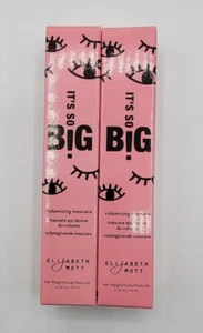 Elizabeth Mott Its So BIG Volumizing Mascara Black .330z 10mL FullSize QTY 2 NIB - Picture 1 of 3