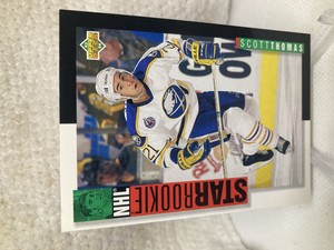 1993 Upper Deck Hockey #247 Scott Thomas  Buffalo Sabres  SR, RC