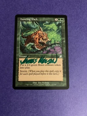 MTG Magic Hunting Pack Signed Artist Proof x1 Scourge Jim Nelson - Image 1 of 2
