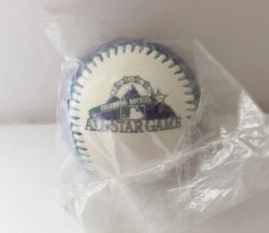 ⚾️ VINTAGE 1998 MLB All-Star Game Baseball Colorado Rockies Souvenir Purple - Picture 1 of 4